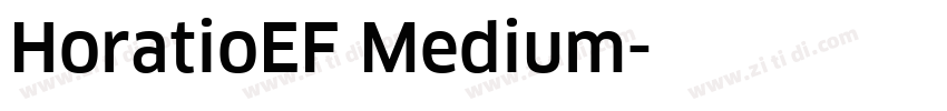 HoratioEF Medium字体转换